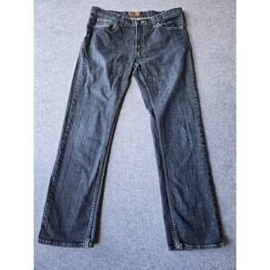 Blue Pronto Uomo Jeans Men's 36x30 Straight Leg 5-Pocket Cotton Denim Blue